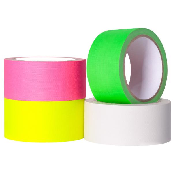 Buy cheap Water Activated Fluorescent Cloth Duct Tape For Heavy Duty Floor Stage Sign from wholesalers