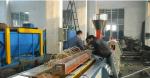 22kw 120kg/H 10m/Min PVC WPC Profile Extrusion Line , Plastic Profile Making