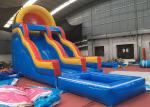 Durable Kids Blow Up Water Slide / Eco - Friendly Portable Inflatable Water