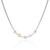Buy cheap Custom Name Necklace Individual Letters Enamel Personalized Gold Necklace Initials from wholesalers