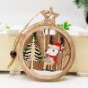 Buy cheap 2024 Hot sale of wooden Christmas hanging decorations to create a Christmas atmosphere from wholesalers