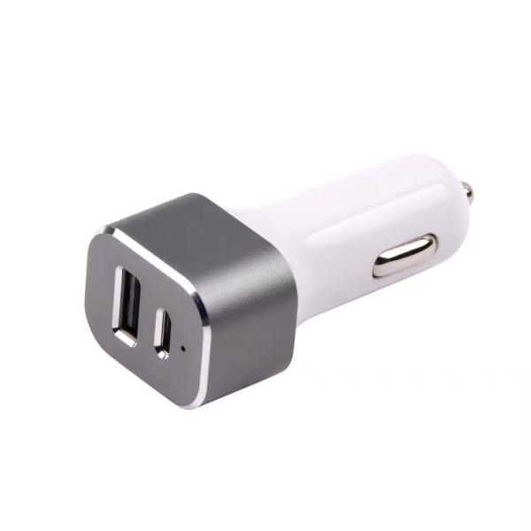 Buy cheap QC3.0+2.4A Dual USB fast car charger from wholesalers