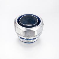 Buy cheap Straight Liquid Tight Flexible Metal Conduit Connector With Blue Gasket product