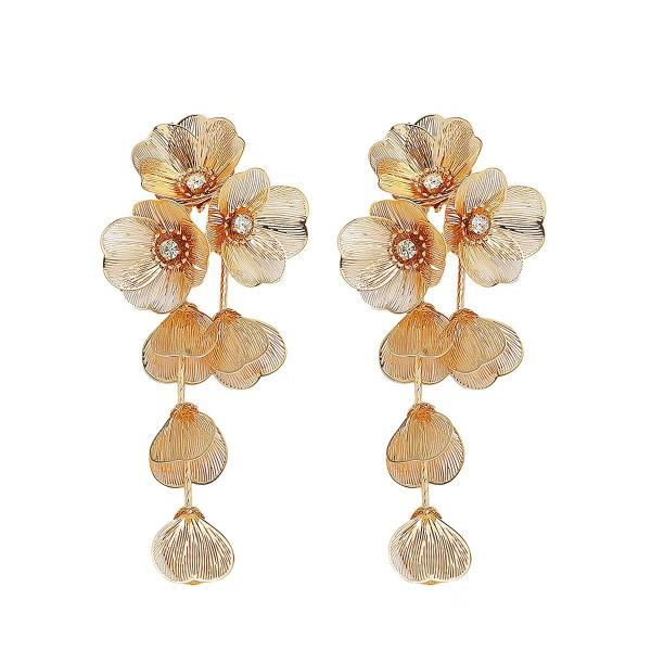 Buy cheap Plated Sophisticated Unisex Stud Earrings with Vintage Style and Polished Golden Finish from wholesalers