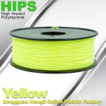 Buy cheap Yellow HIPS 3d Printer Filament 1.75 , material for 3d printing from wholesalers