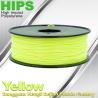 Buy cheap Yellow HIPS 3d Printer Filament 1.75 , material for 3d printing from wholesalers