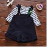 Buy cheap 43.4in Striped Summer Children'S Clothing White Overalls Casual Strap Shorts from wholesalers