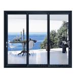 Exterior Sliding Glass Doors With Aluminum Alloy Main Material Form