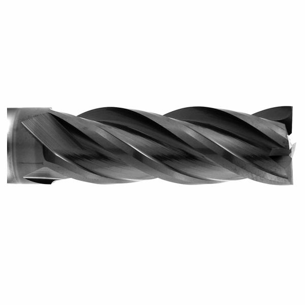 Straight Shank Handle Micro Grain Carbide End Mill For Alloy Steels / Hardened