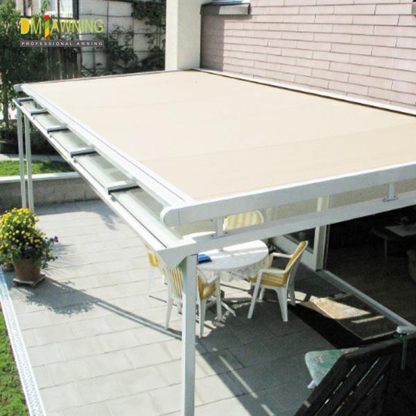 Buy cheap Aluminum Waterproof Retractable Skylight Shade Sunroom Roof Awning from wholesalers