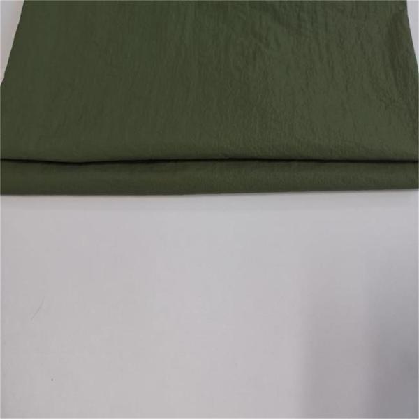 Buy cheap 320t 40dx40d Crinkle Nylon Fabric By The Yard 65gsm Water Resistant from wholesalers