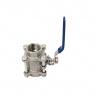 Buy cheap Three-piece ball valve high platform 304 stainless steel 3PC wire welding 1 inch 2 inch from wholesalers