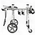 Pet Hind Limb Four Wheeled Wheelchair Rust Proof Dirt Resistant