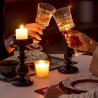Buy cheap Black Ramadan Glass Candle Holder Jar Stand For Wedding Gift Desktop Decoration from wholesalers