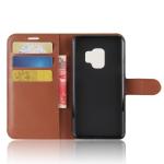 2018 Litchi Pattern Flip PU Leather Holder Stand Card Slot Cellphone Case Wallet