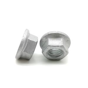 Wholesale ISO4161 Metric Grade 8 Serrated Hex Flange Lock Nuts Geomet Steel from china suppliers