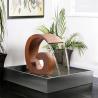 Buy cheap Number 6 Shaped Corten Steel Sculpture Water Fountain rustic aesthetic from wholesalers