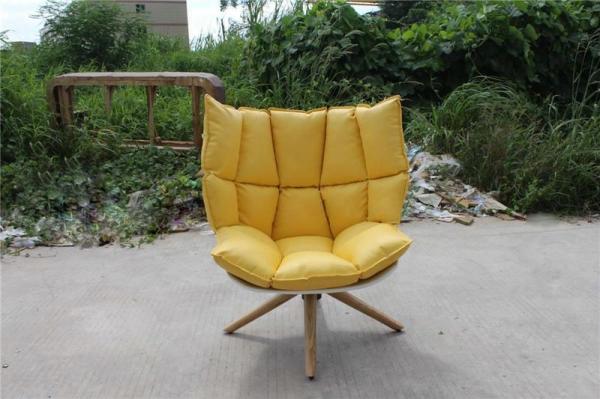 Buy cheap Husk Chair, Fabric husk armchair with solidwood leg from wholesalers