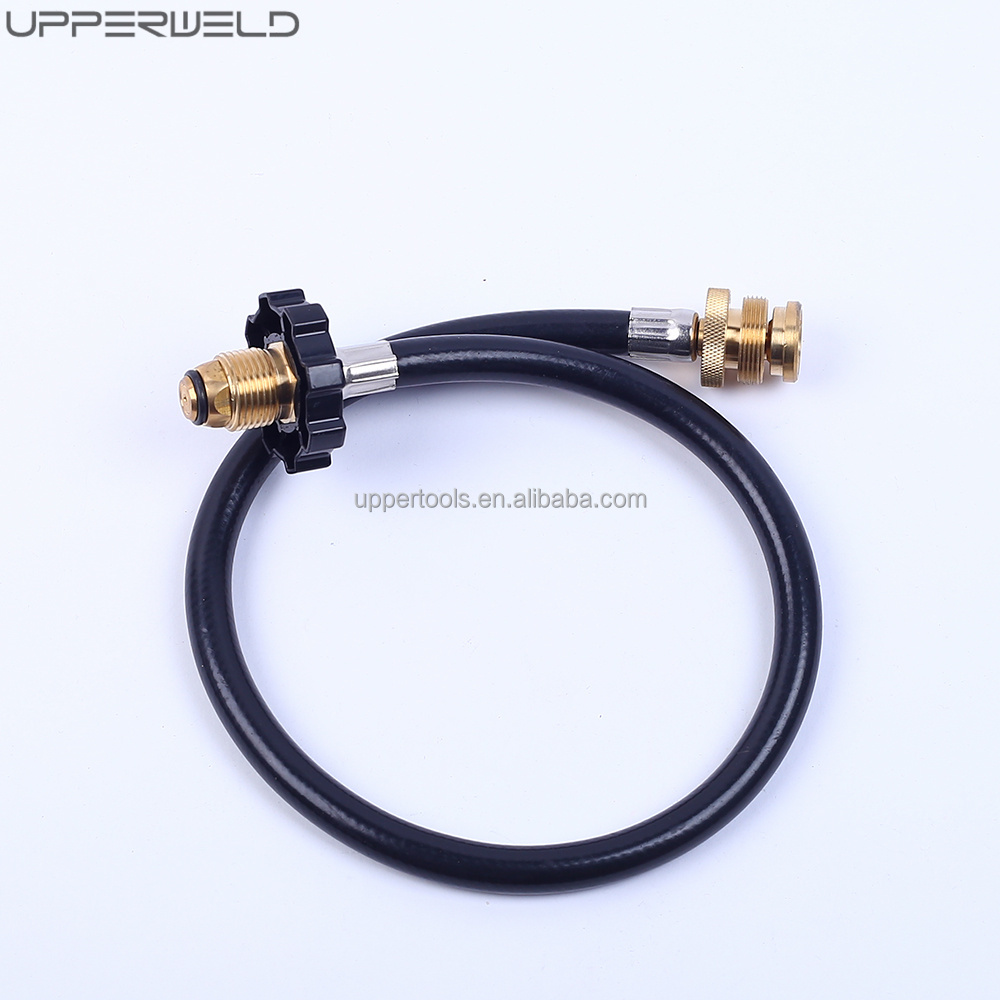 Motorhomes Tank RV Camping Black LPG Propane Brass Adapter Hose Kit 5 ft and 12 ft Hose