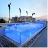 Buy cheap Building Material AUPOOL 30 Years Non-yellowing Acrylic Pool for Vietnam Hotel Roof from wholesalers