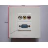 Buy cheap White Color Wall Panel With RJ45+RCA Standard Plug Outlet For Home Used Good Quality from wholesalers