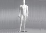 Fashion Standing White Shop Display Mannequin For Window Display Fiberglass