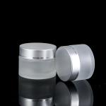 Leak Proof Transparent Glass Cosmetic Containers 120ml Frosted Cosmetic Bottle