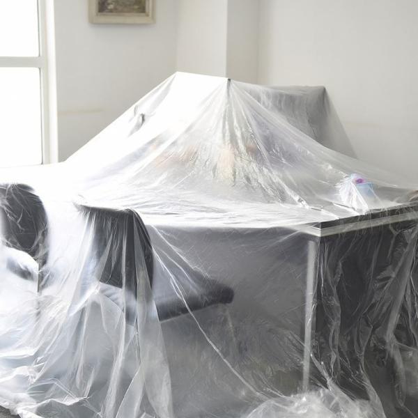 Buy cheap 5.5-12.5 micron Thickness Table Plastic Dust Cover For Transparent Disposable Furniture from wholesalers