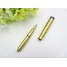 Buy cheap brass metal gel pen good quality metal ball pen yellow color metal pen from wholesalers