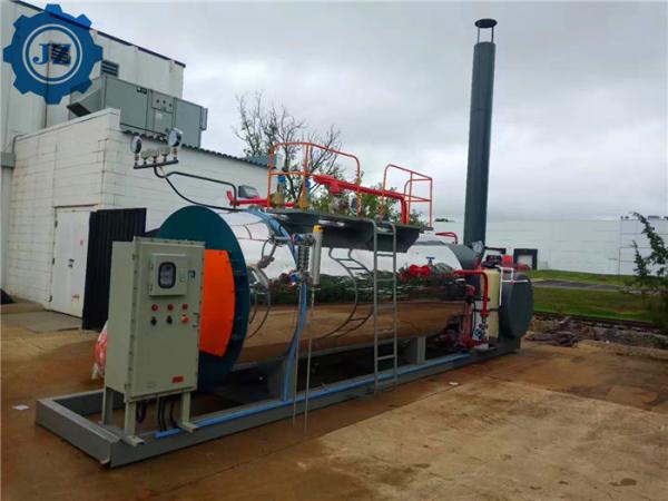 Quality 1000 Kg 1 Ton Horizontal LPG LNG Natural Gas Fired Steam Boiler For Lollipop Making Machine for sale