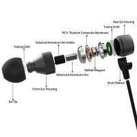 Buy cheap Braided wire Hi Res audio headset earphone in ear mobile earphone handsfree product