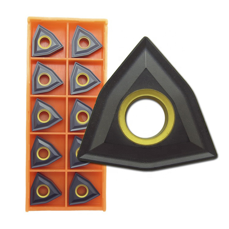 Abrasion Resistance Indexable Milling Inserts WNMG 080404 For Lathing Steel