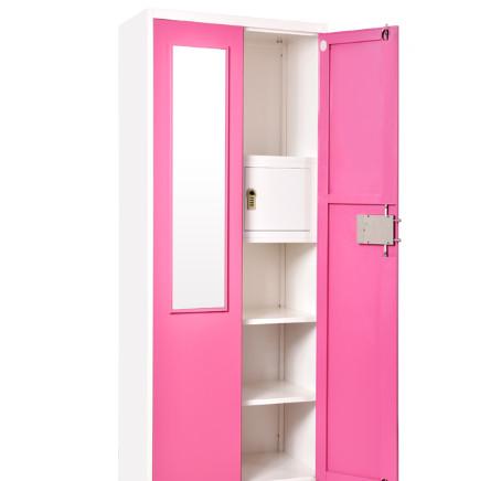 Buy cheap Mirror Door 0.4mm To 1.2mm Metal Locker Storage Cabinet from wholesalers