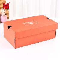 Buy cheap Spot UV E Flute Corrugated Box , Folding Footwear Packaging Box ALLICO product