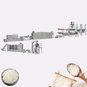 60kw Artificial Rice Processing Line Double Screw Extruder Multifunctional