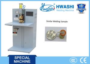 China HWASHI Capacitor Discharge Lithium Battery Double Table Pulse  Spot Welding Machine on sale