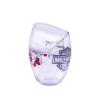 Buy cheap Angled Top 10oz Handmade Whiskey Glass With Color Logo Print from wholesalers