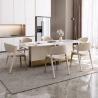 Buy cheap Modern Stainless Steel Marble Square Dining Table For Hotel Banquet Hall from wholesalers