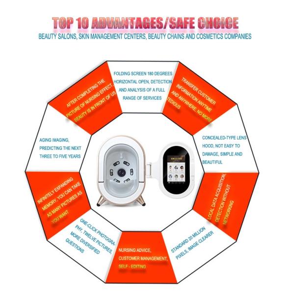 Buy cheap Doctor 3D Skin Analyzer Face 20Mega Pixels Camera 14.9Kg GW With Tablet from wholesalers