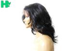 Curly Wave Synthetic Front Lace Wigs , Natural Hairline Wigs Real Tangle Free