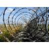 Buy cheap Spiral Straight Line and Cross Type Razor Barbed Wire Available BTO-12 from wholesalers