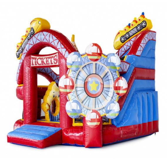 Buy cheap 0.55mm Pvc Tarpaulin Inflatable Bouncer Combo inflatable jumping castle from wholesalers