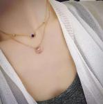 brand jewelry 18k gold necklace