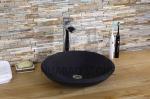 Custom Commercial Stone Sink Basin , Stone Kitchen Sink Carved Stone Floating