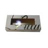 Buy cheap rigid black and white hinged eyelash box high quality mink eyelash paper box from wholesalers