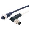 Buy cheap M8 Waterproof IP68 4 Pins Female To Male Molded Automotive Connector With Cable from wholesalers