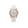 Buy cheap Mineral Glass Stainless Steel Ladies Watch High Strength Silicone Strap Custom Logo from wholesalers