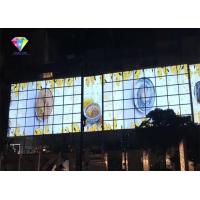 Buy cheap Waterproof Cabinet DIP Transparent Glass Screen For Advertising / Stage P7.81x 7 product