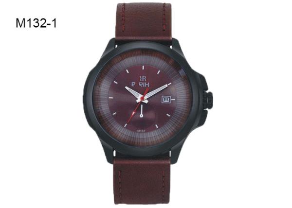 Buy cheap BARIHO Men's Quartz Watch With Gift Box Leather Band Jewelry Watch M132 from wholesalers