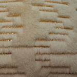 Stylish Faux Fur Throw Blanket Nondisposable Luxury Embroidered Minky Throw
